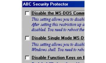 ABC Security Protector for Windows - Download it from Habererciyes for free